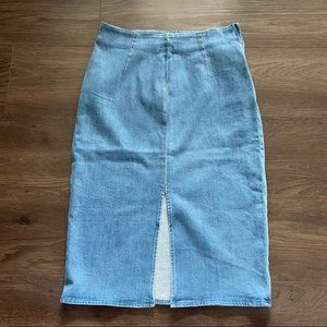 J. Crew Denim Pencil Skirt size 28
